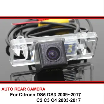 Za Citroen DS5 DS 5 DS3 DS 3 C2 C3 C4 2003~2017 Avto Rearview Parkiranje Vzvratno Backup SONY HD CCD Pogled od Zadaj Kamero Night Vision