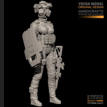 YUFan Model 1/35 Smolo Kompleti za Sodobno žensko vojak Self-assembled YFWW35-2023
