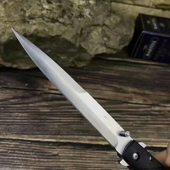 HLADNO Folding nož 6 inch 26sxp srebro 440C jekla rezilo Žepni nož prenosni taktično noži za Preživetje lov Kuhinjski nož