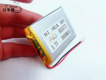 Li-Po 505573 3,7 V 3000MAH Tovarne Neposredno MP3, MP4, MP5 GPS PDA navigacija , varnostni instrument-posebna polimer baterija