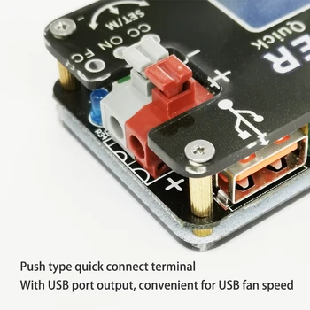 Digitalni USB Nastavljiv Napajalni Modul Konstantno Napetostjo Konstantnim tokom QC2.0 3.0 pospešiti Povečanje Modul Fan Guverner 2A 15W