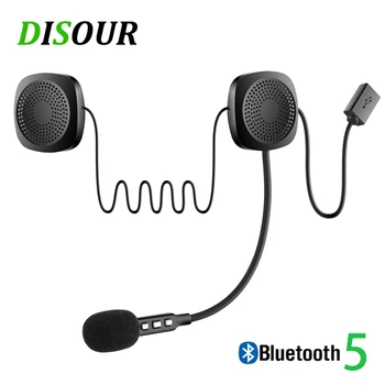 DISOUR Motoristična Čelada Brezžične Bluetooth Slušalke Nepremočljiva Anti-motnje V5.0 Slušalke Za Prostoročno Klicanje Moto Slušalke