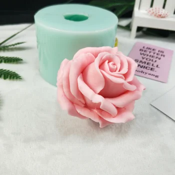 HC0191 PRZY 3D lep cvet vrtnice Silikonsko Plesni Šopek vrtnic Milo Plesni Gline Smolo Sadra Čokolada Sveča Plesni