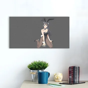 Mai Sakurajima AoButa anime Slikarstvo Wall Art Plakat Uokvirjena Platno Za Sobi Doma Spalnica Lesen Okvir Domu Art Okras Odtisov