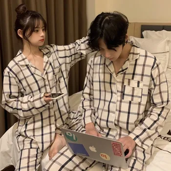 Pozimi Pižamo Ženske 2020 korejskem Slogu Bombaž Brušena Nekaj Svoboden Priložnostne in Udobno Žensk Domov Oblačila za Ženske Pižame