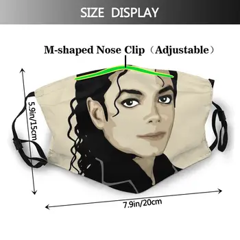 Michael Jackson Pop Glasbe, Ponovno Masko Proti Meglica, Prah Maske Z Filtri, Zaščitni Pokrov Respirator Usta Žarilna