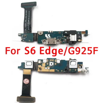 Original USB Charge Odbor za Samsung Galaxy S6 Rob Plus Polnjenje Vrata Za G928F PCB Dock Priključek Flex Nadomestni Deli