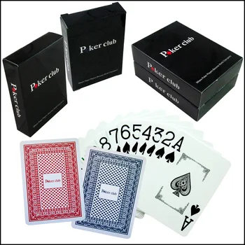 PVC Materiala Široko Kartico Spredaj Texas Hold ' em Poker igralnih kart Plastičnih Kart Poker družabne Igre Potovanje Igre