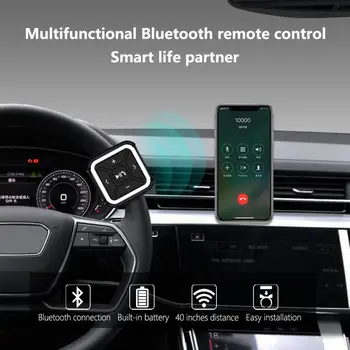 Multi-funkcijo Bluetooth, Oddaljeno Controler Prenosni Dual-channel Nadzor Mobilni Telefon Za Avto Volan Električna Kolesa Avtomobila
