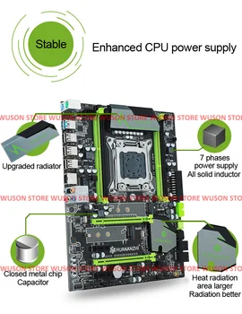V prodaji blagovne znamke matična plošča z dvojno M. 2 reža HUANANZHI X79 Pro motherboard snop CPU Intel Xeon E5 2667 V2 RAM 32 G(4*8G) RECC