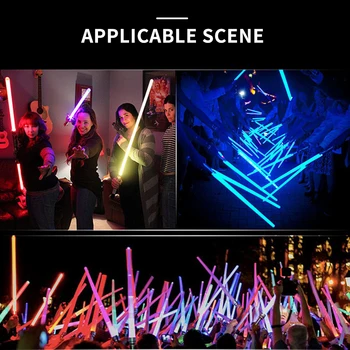 2pcs Lightsaber Igrače Za Otroke Jedi Svetlobna Sabre Lasersko Svetlobo Saber Sile Lučka Led Utripa Lightstick Sijaj Temno Otrok Igrača