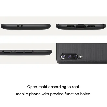 Nillkin Primeru Za Xiaomi Mi 9 Pro 5G Kritje Super Motnega Ščit Težko PC Mat zaščitnik Hrbtni Pokrovček Za Xiaomi Mi9 Pro 5G Primeru