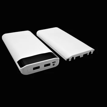 Dvojno 2 Vrata USB Polnilec za Baterije Box 8X 18650 DIY Kit Power Bank Primeru 18650 polnilnik usb box Kritje Za Pametni Mobilni Mobilni Telefon