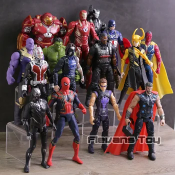 Avengers Infinity Vojne Figuric Igrače, Iron Man, Captain America Hulk, Thor Thanos Spiderman Loki Black Panther Hulkbuster