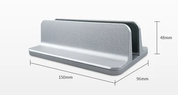 Navpično Nastavljiv Laptop Stojala Aluminija Prenosni Prenosni Gori Podporne Baze Nosilec za MacBook Pro Air Opremo HC001