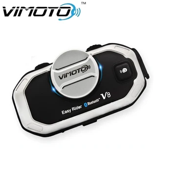 Vimoto V8 motorno kolo, Bluetooth za Čelado Slušalke Interkom BT Brezžični Interfonski intercomunicador bluetooth par motocicleta