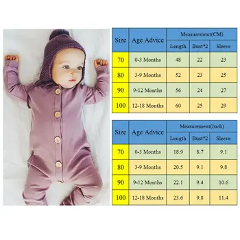 2020 Novorojenčka 2PCS Pletene Trdna Jeseni Jumpsuit Baby Dekleta Fantje Oblačila z Dolgimi Rokavi igralne obleke z Glavo Obleke