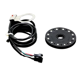 Električna Kolesa Pedal 12 Magnetov E-Kolo PAS Sistem Pomočnik Senzor Hitrosti, Senzor, Črne Barve, Enostaven za Namestitev Ebike Deli E Kolo