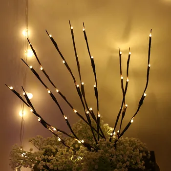 Božič 20 Svetlobe Simulacije Drevo, Veja Svetlobe, Božični Okraski za Dom, Božični Okraski Novo Leto Dekor Natalne