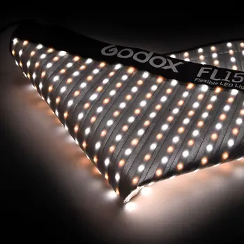 Godox 40*60 cm FL100 100W Prilagodljiv Zložljive Krpo LED Video Luč 3300-5600K Bi-color s Krmilnik Daljinski upravljalnik X, ki je oblikovan