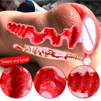 3D Gume vagina realne moški masturbator spolnih igrač za moške umetna vagina pravi žep muco odraslih igrač za moške intimnih