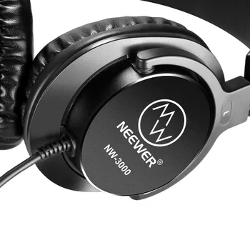 Neewer SZ-3000 Zaprta Studio Slušalke 10Hz-26kHz Dinamične Slušalke 3 metrov Kabel 3,5 mm+6,5 mm, Svečke Za Snemanje Glasbe