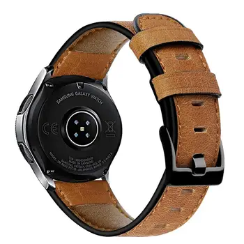Pravega Usnja band Za samsung Galaxy watch 46mm Prestavi S3 meje zapestnica 22 mm watchband Huawei watch 2 gt trak 46 mm