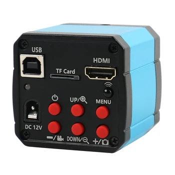 FHD 2K 23MP HDMI USB Industrijske Elektronski Digitalni Video Kamera Mikroskop + 180X 300X Zoom C Nastavek Objektiva + 56 LED Obroč Svetlobe