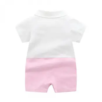 Newborn baby dekleta obleke poletje Kratek Rokav Baby Dekle Romper fantje homewear Malčka Kostum za dekleta Pižame Fotografija Romper
