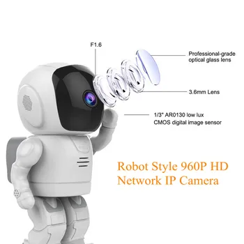 Na mestu SAMEM blagovne znamke IP Kamero Robot 960P HD WIFI Brezžični PTZ dvosmerni Audio P2P Onvif Night Vision Omrežja Baby Monitor Varnostne Kamere
