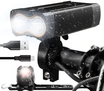4800 Lumnov Super Svetla USB Polnilna Luč Kolo Kolo Rep Lahka Čelada Lahka Nepremočljiva Izposoja Smerniki Enostavno pritrditev