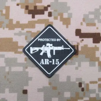 Zaščitena z AR15 Moralo taktičnih vojaških 3D PVC obliž