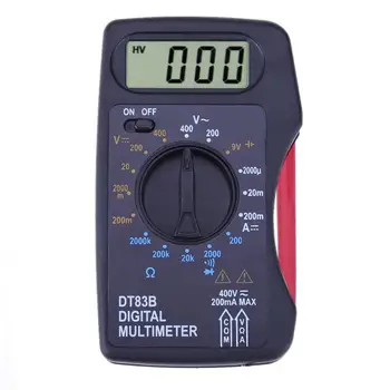 Žep DT83B Digitalni Multimeter Voltmeter Ampermeter DC/AC Upor Ohm Napetost Multi Meter Tester Električne Instrumente