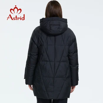 Astrid 2019 Pozimi nov prihod puhovka ženske vrhnja oblačila kakovosti s kapuco kratek slog ženske modni zimski plašč AR-7137