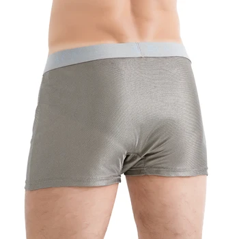Resnično elektromagnetna sevanja zaščitna srebrna vlakna poletje spodnje perilo za moške nastavite EMF zaščita tesno oprijeta oblačila