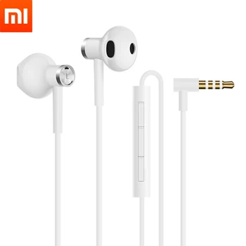 Original Xiaomi Hibridni Dvojno Voznik BAS 3,5 mm Univerzalno in-Ear Slušalke Žične Nadzor z Mic za MOJ Max 2 Redmi Opomba 7 pro 4X 5