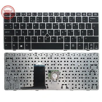 NOVO KRALJESTVU tipkovnica za HP EliteBook 2560p 2570P 2570 2560 Laptop KB SREBRNI okvir