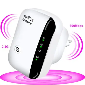 Brezžični Wifi Repeater 300Mbps Omrežja WiFi Booster Ojačevalnik Wi-Fi Dolgo Signal Range Extender 802.11 N/B/G Repetitorja Dostopna Točka