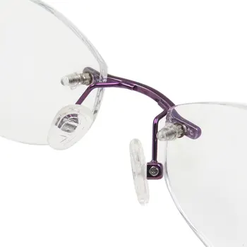 Gmei Optični S2606 Rimless Očala Okvir za Ženske Rimless Očala Očala