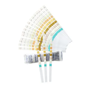 URS-10T 100strips Urina Reagenta Test Papir 10 Parametrov Urinski Test Trakovi Levkocitov, Nitrit, Urobilinogen, Beljakovin, pH