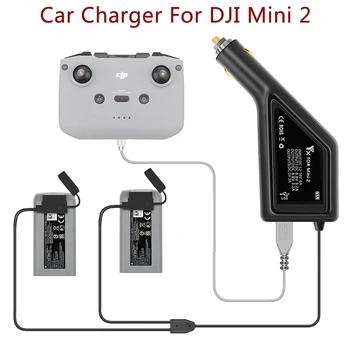 3 v 1 Avto Polnilnik Za DJI Mini 2 Inteligentni Baterija Polnjenje Hub Mavic Mini 2 Avto Priključek USB Adapter Multi 2 Baterija