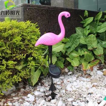 Adeeing LED Sončni Vrt Svetlobe Simulirani Flamingo Vrtne Svetilke Vodotesne Sončne Led Luči na Prostem Na Vrtu Okrasni Razsvetljava