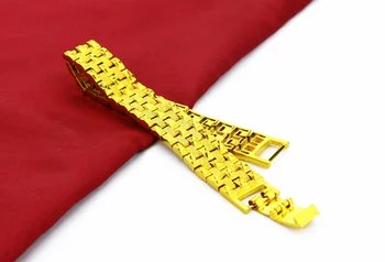 Plemenito prekrita 24k zlata zapestnica moške čistega zlata zapestnica Boemski stil zlato nakit za moške zapestnica darilo za rojstni dan bijoux verige