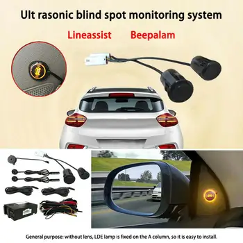 Avto Slepa Pega Sistema Za Spremljanje Ultrazvočni Senzor Razdalje Pomoč Lane Spreminjajoče Se Orodje Blind Spot Ogledalo Radarski Sistem Za Zaznavanje
