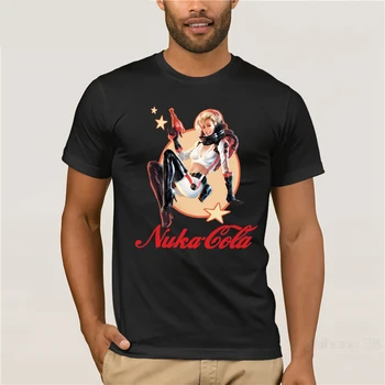Nuka Cola T-Shirt za Moške blagovne Znamke 2019 Poletje Cool moška T-Shirt majica s kratkimi rokavi priložnostne znamke oblačila tiskanje