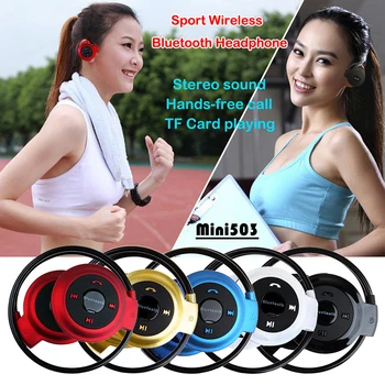 Brezžične Bluetooth Stereo Slušalke za MP3 Predvajalnik Športne Slušalke z Mikrofonom