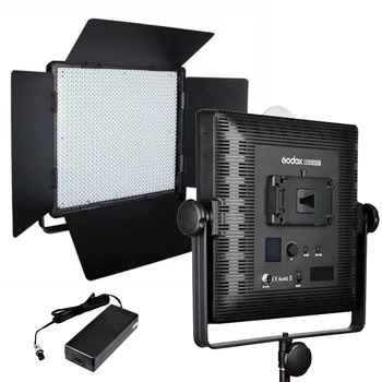 Brezplačno DHL Godox 1000 LED 3300-5600K Dvo-barvni Video Luč LED1000C + Brezžični Daljinski + Napajalnik za Zapolnitev Razsvetljavo Poroko