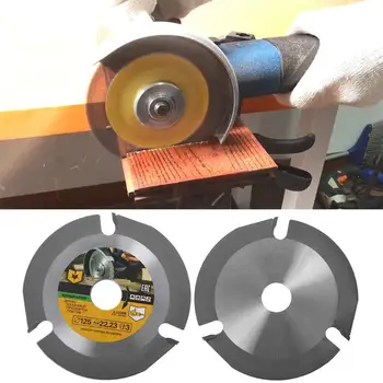 125 mm 3T Krožne Žage Multitool Mlinček Videl Disk Karbida, ki se Odlagajo Lesa, Rezanje Disk Carving Disk Orodje Multitool Rezila