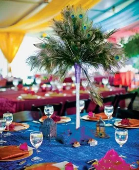 Vrhunska 200 Kos naravnih pav perje za nakit, izdelava Božično zabavo, poroko Doma vaza dekoracijo plumas 25-32 CM DIY