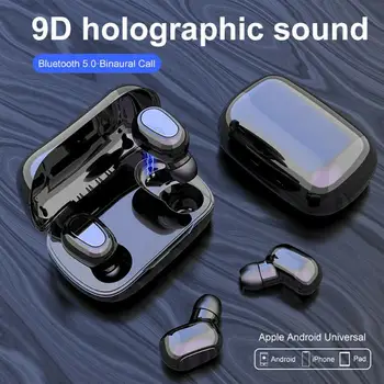 TWS Slušalke Bluetooth Slušalke HIFI Zvoke, Brezžične Slušalke, Prostoročno, Slušalke Stereo Gaming Slušalke z mikrofonom Za iPhone, Samsung